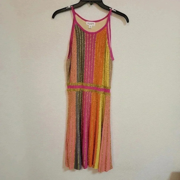 Allison New York Metallic Knit Dress - Picture 2 of 8